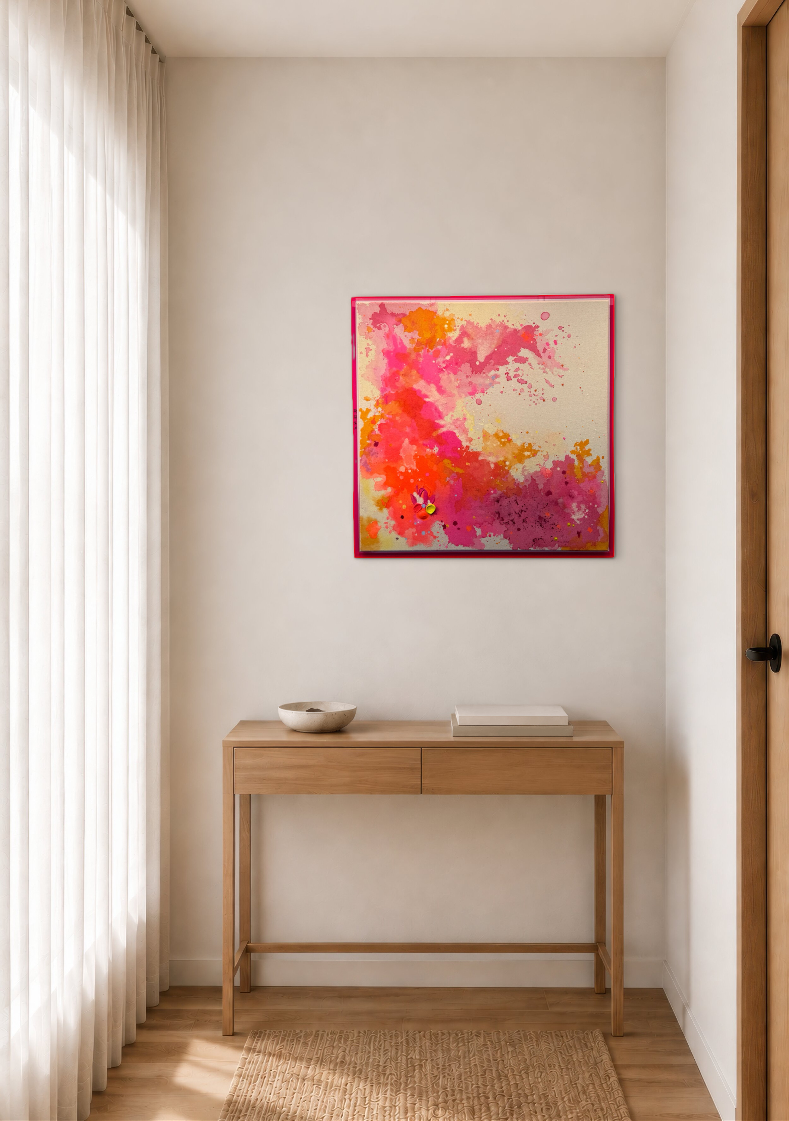 Akkorde - Schwebe, 2026, Acryl auf roher Baumwollleinwand, Ansicht 10